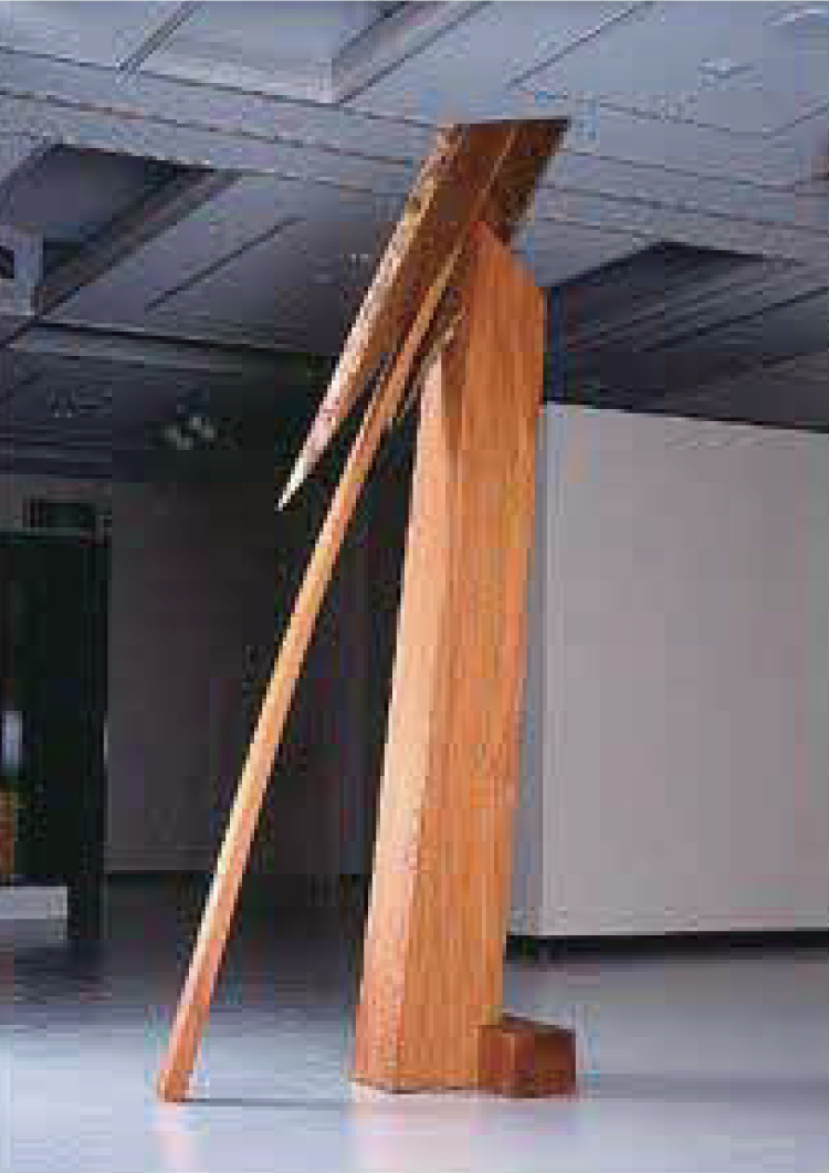澄川喜一《有弧度的形状—94》1994年<br>本馆藏品