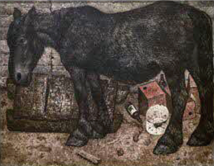 Канда Ниссё, "Лошадь", 1965 год,<br>Мемориальный музей Канда Ниссё