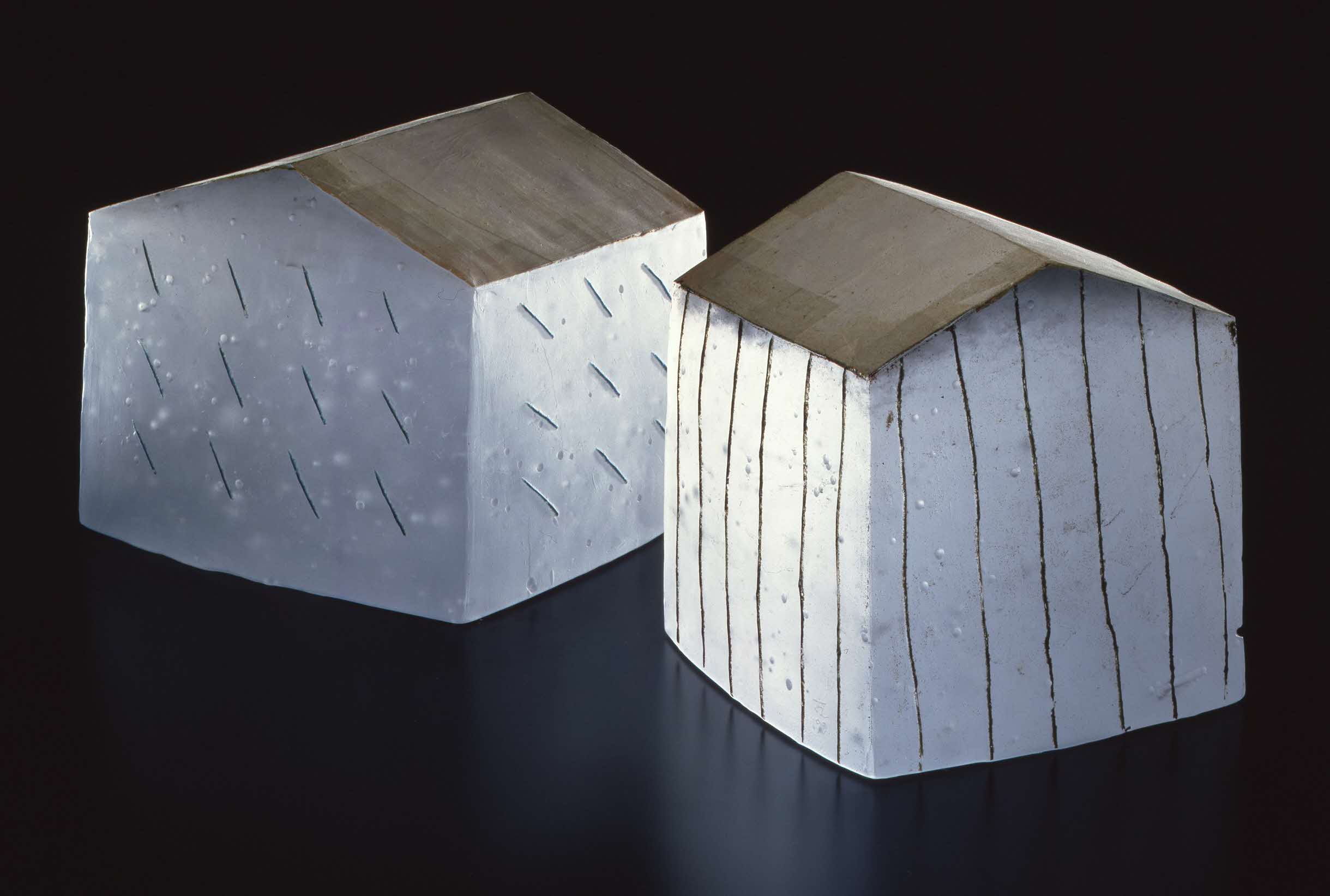 扇田克也 ガラス HOUSE 太陽 扇田克也 ガラス 花入 ガラス作家 - メルカリ