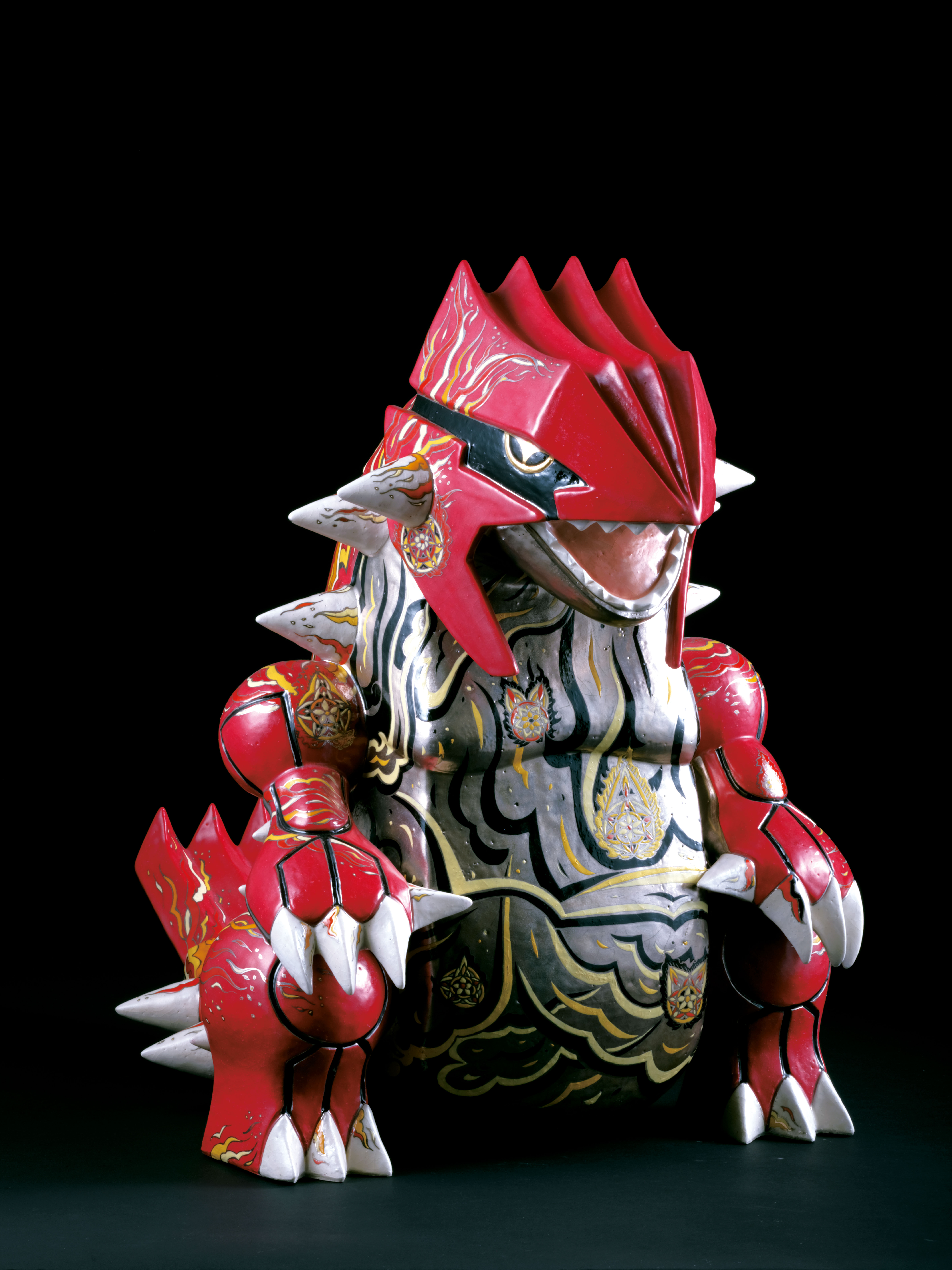 Kasumi Ueba, Groudon with Flash and Flame Pattern, 2022, Private collection, Photo by Saiki Taku