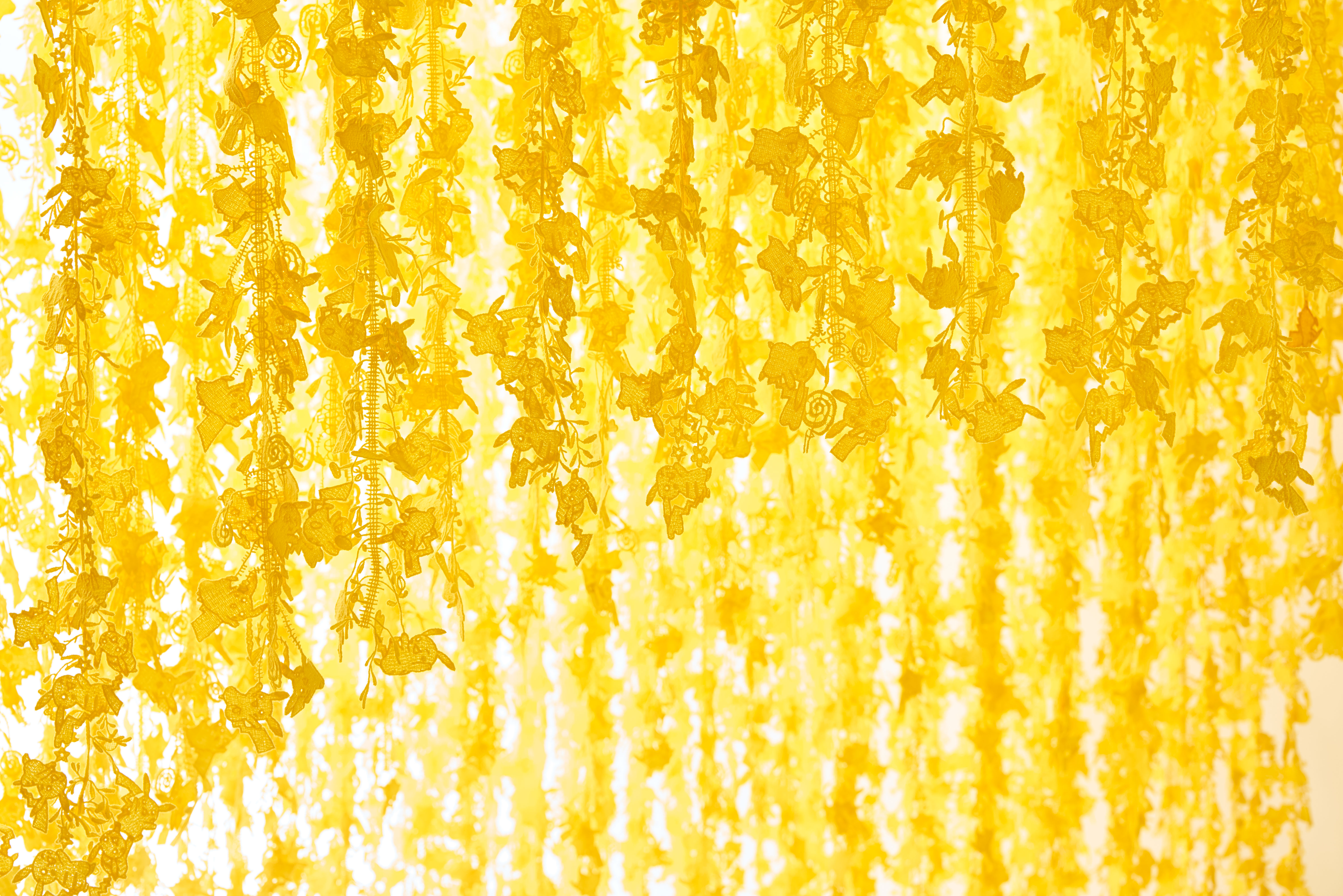 Reiko Sudo, Pikachu's Adventures in a Forest, 2023, Private collection, Photo by Masayuki Hayashi