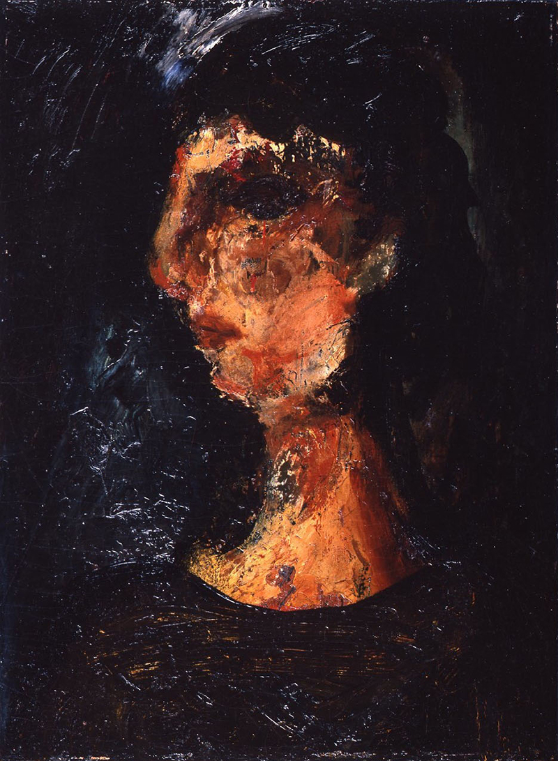 Oil on canvas, c 1932<br>457×338mm<br>The 5th Dokuritsu Exhibition