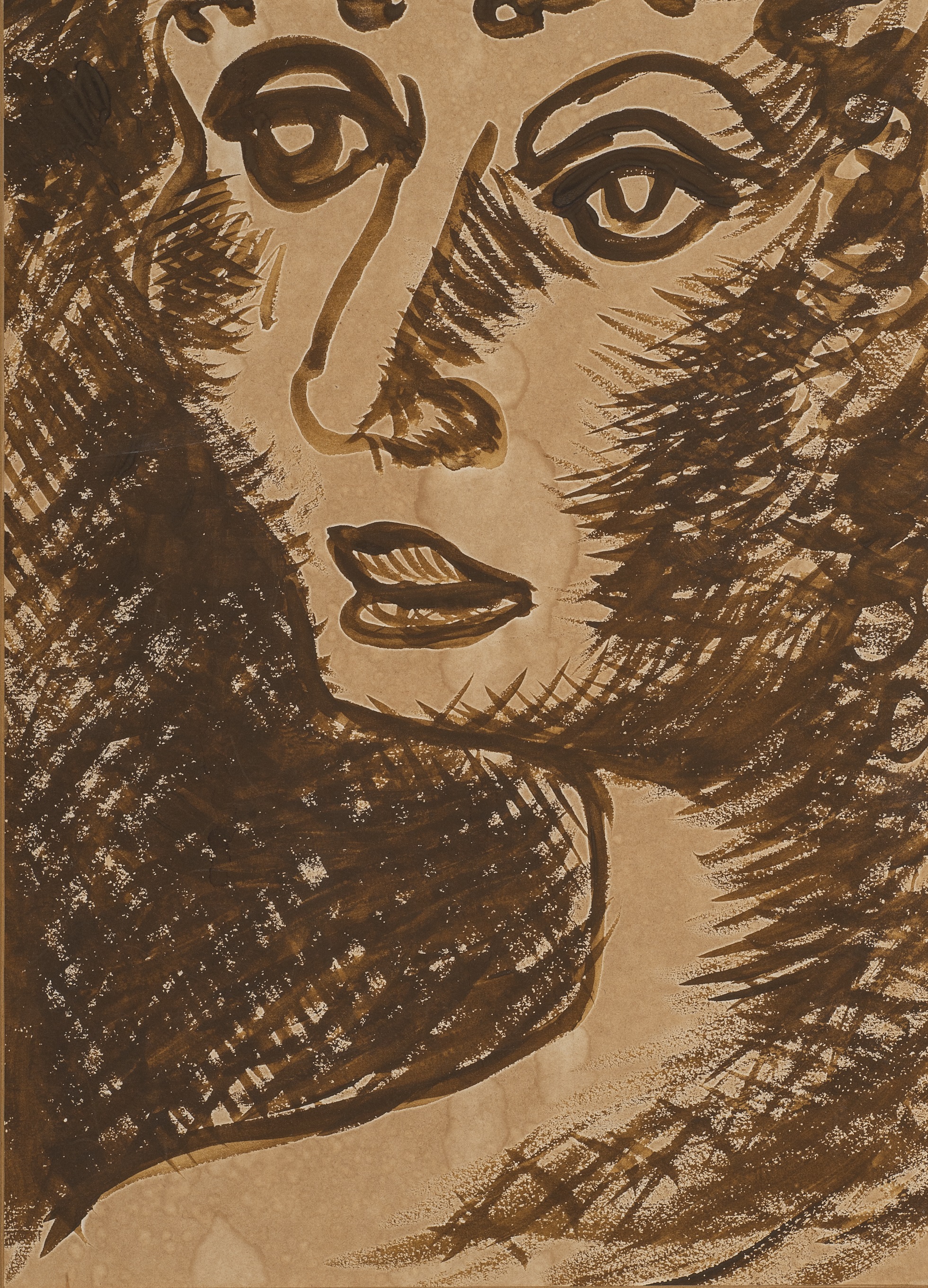 《女の顔（絶筆）》1934(昭和9)年